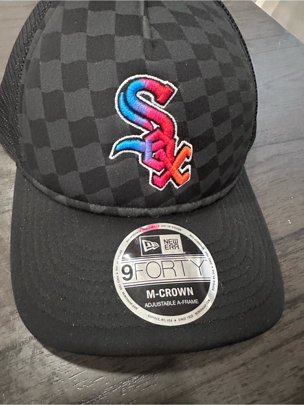New Era 9FORTY M-Crown Chicago White Sox MLB Black Cap, adjustable